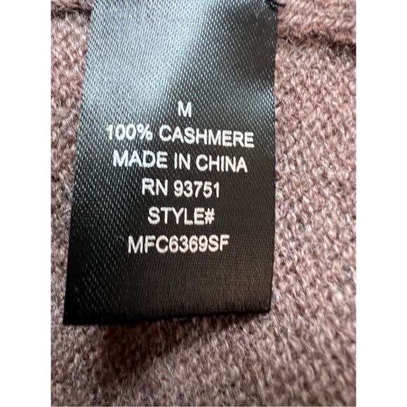 NWT Lusso 100% Cashmere Long Cardigan in Heather Caramel Luxurious Warm Gift - Picture 5 of 6